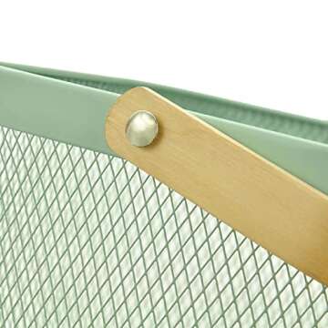 HOJKMA Multi-Functional Metal Wire Organizer Basket