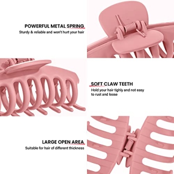 Stylish Strong Hold Hair Clips for All Hair Types