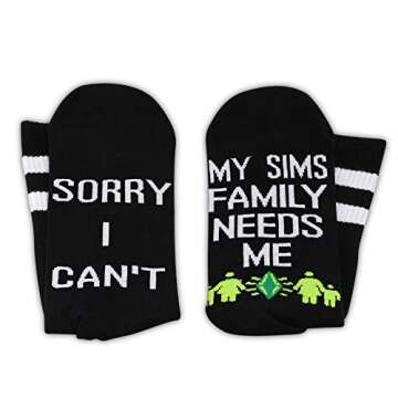 Funny Gaming Socks for Gamers - 2PAIRS Gift Sock Set