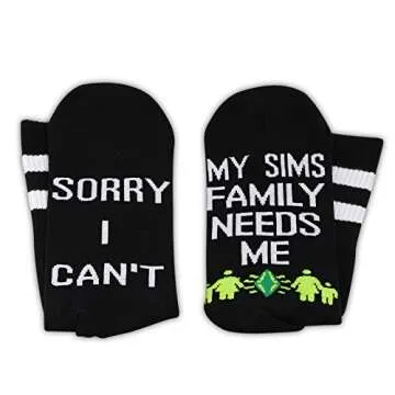 Funny Gaming Socks for Gamers - 2PAIRS Gift Sock Set