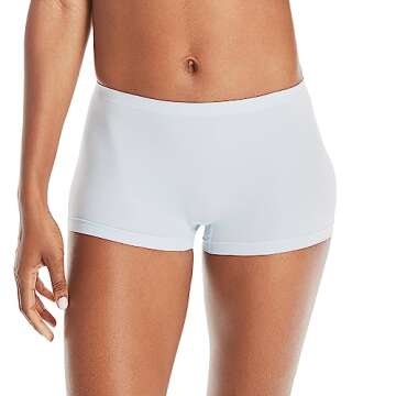 Hanes Women's ComfortFlex Fit Seamless Panties, Moisture Wicking Underwear, Soft and Smooth, 6 count...