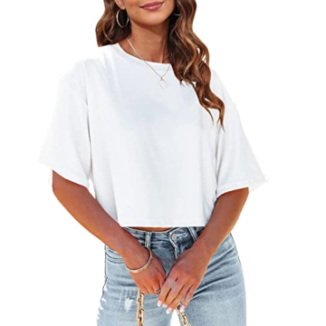 Tankaneo Women's Soft Cropped T-Shirt Comfort & Style