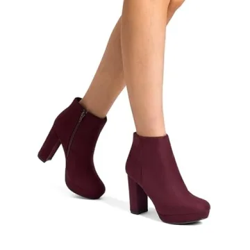 Shop DREAM PAIRS Women's Chunky Platform Ankle Boots