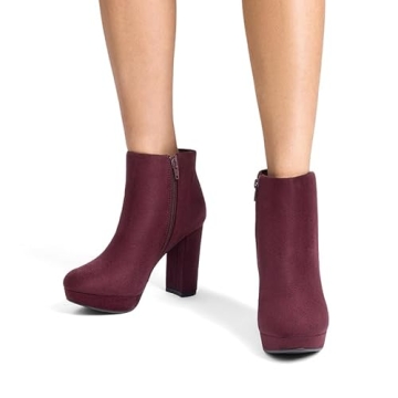 Shop DREAM PAIRS Women's Chunky Platform Ankle Boots