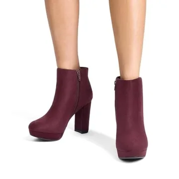 Shop DREAM PAIRS Women's Chunky Platform Ankle Boots