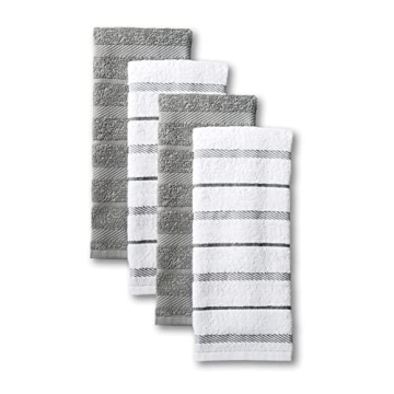 KitchenAid Albany Kitchen Towel 4-Pack Set - Stylish & Absorbent