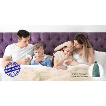 Original Himalayan Crystal Salt Inhaler for Bronchial and Lung Health | Made in USA