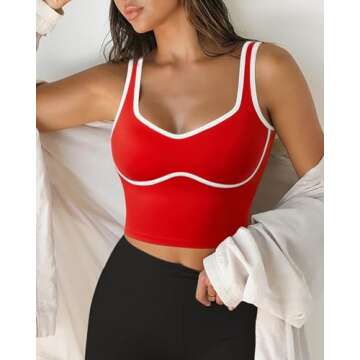 SUUKSESS Sweetheart Longline Sports Bra - Supportive & Stylish