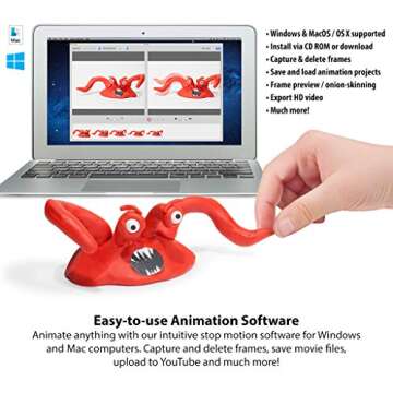 Complete HD Stop Motion Animation Kit for All Ages