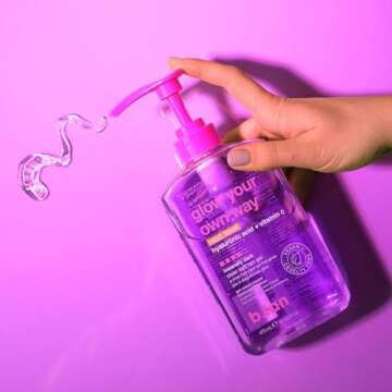 b.tan Insanely Dark Clear Self Tan Gel | Glow Your Own Way Next Level - Best, Transfer-Resistant Sunless Tanning Lotion, Ultra Quick Bronze, No Fake Tanner Smell, 16 Fl Oz