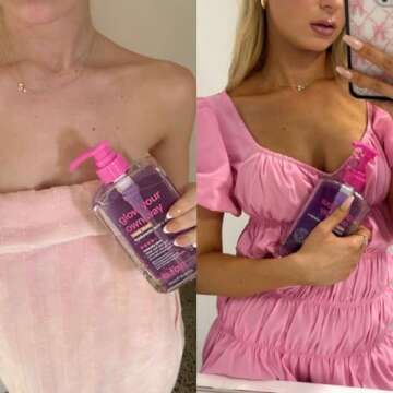 b.tan Insanely Dark Clear Self Tan Gel | Glow Your Own Way Next Level - Best, Transfer-Resistant Sunless Tanning Lotion, Ultra Quick Bronze, No Fake Tanner Smell, 16 Fl Oz