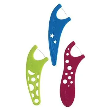 GUM Crayola Kids Flossers - Fun Grape Flavor for Kids