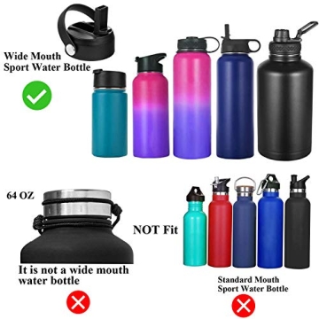 Regency Straw Lid for Hydro Flask Wide Mouth 32 40 oz