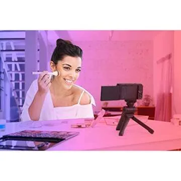 Sony Vlogger Kit ACCVC1 Including GP-VPT2BT Shooting Grip and Tripod with Bluetooth Wireless Remote Commander Bundle with Sony 64GB SDXC Memory Card + GBX Battery and Charger Compatible with NP-BX1