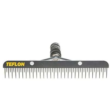 Sullivan Supply Teflon Fluffer Comb w/Grip – Ultimate Grooming Tool for All Coat Types