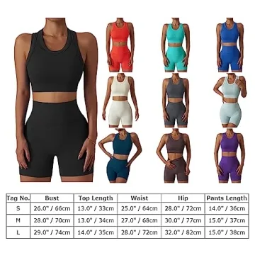 ABOCIW Seamless Yoga Outfits and Matching Sets for Women