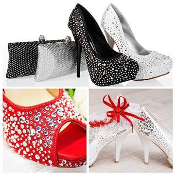 2210 Clear Rhinestone Stickers for Craft & Beauty