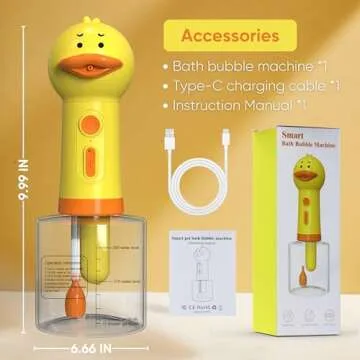 Electric Dog Shampoo Dispenser Dog Shampoo Sprayer Duck Shampoo Foamer for Pet, Foaming Soap Dispenser for Bathtub, Kitchen Sink Cleaning