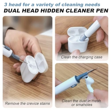 Woyinger Silicone AirPods Case with Cleaner Kit Sky Blue