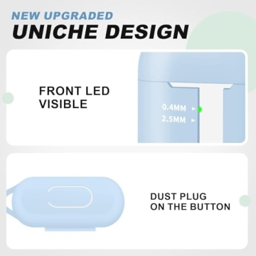 Woyinger Silicone AirPods Case with Cleaner Kit Sky Blue