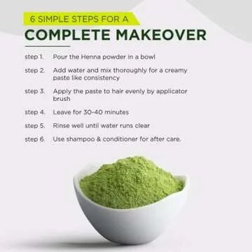 Reshma Beauty Henna Hair Color 100% Natural, For Soft Shiny Hair, Henna Hair Color, Gray Coverage, Ayurveda Hair Product, 2.12 oz, Pack of 1 (Highlights)