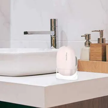 NewWay Mini Toothbrush Cover Rechargeable Travel Toothbrush Case with Holder for Houshold and Traving or Business Trip Pink