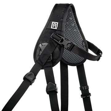 BLACKRAPID Hybrid Breathe Camera Sling, Original Camera Sling Design, Strap for 1 or 2 DSLR, SLR and...