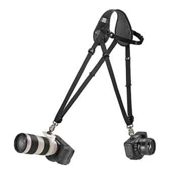 BLACKRAPID Hybrid Breathe Camera Sling, Original Camera Sling Design, Strap for 1 or 2 DSLR, SLR and Mirrorless Cameras