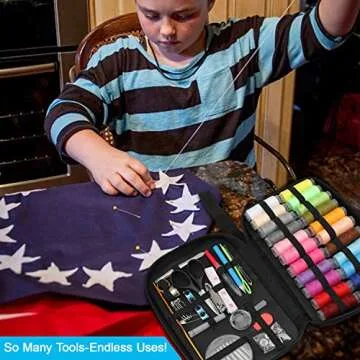 MARCOON Portable Sewing Kit 126 Accessories Easy DIY