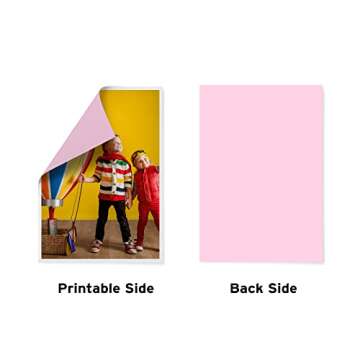 Printers Jack Sublimation Paper - 8.5 x 11 Inches, 150 Sheets 120 gsm for Any Inkjet Printer with Sublimation Ink, Heat Transfer Sublimation for T-shirt, Mugs, Light Fabric