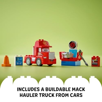 LEGO Disney Pixar Mack at The Race Cars Toy for Toddlers