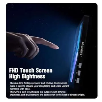 Shimbol CP5 5 Inch 1080P Touchscreen Monitor for Vlogging