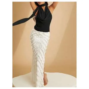 Stylish SOLY HUX Y2K Halter Crop Top for Summer