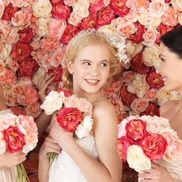 Maid of Honor Gifts Rhinestone Tiara Headband Bride Accessories for Bachelorette Hen Party Bridal Sh...