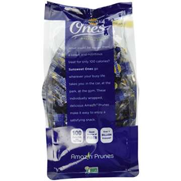 Sunsweet Ones Individually Wrapped Dried Prunes Value Pack 12 ounce