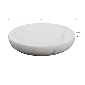 WORHE Marble Soap Dish - Elegant Bathroom Accessory