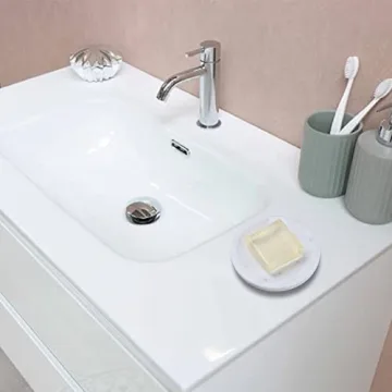 WORHE Marble Soap Dish - Elegant Bathroom Accessory