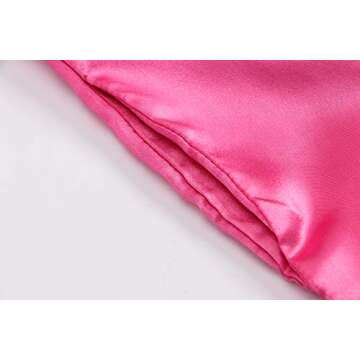 Old-to-new Women Bathrobe Lightweight Kimono Soft Robe Bride Bridesmaid Sleepwear Spa Robe Bridal Party Wedding Gifts, Rose Large