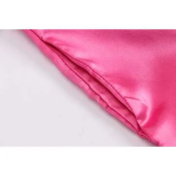 Old-to-new Women Bathrobe Lightweight Kimono Soft Robe Bride Bridesmaid Sleepwear Spa Robe Bridal Party Wedding Gifts, Rose Large