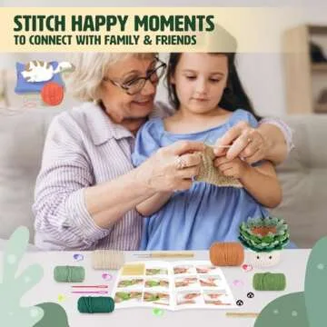 Beginner Crochet Kit with Tutorials for All Ages