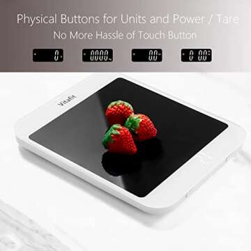 Vitafit Digital Kitchen Scale 33lbs with Precise Measurement