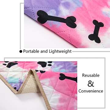 SPXTEX Dog Crate Pads Dog Pee Pads Rugs Washable Dog Pads, Non Slip Puppy Pee Pads for Small Dogs, Waterproof Pet Pad Rug, Dog Whelping Training Pads for Dogs, 1 Piece, 20"x30" Red