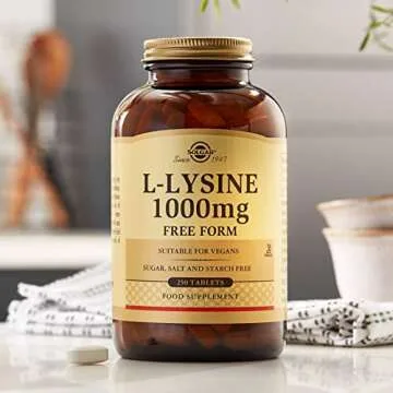 Solgar L-Lysine 1000 mg Tablets for Skin Health