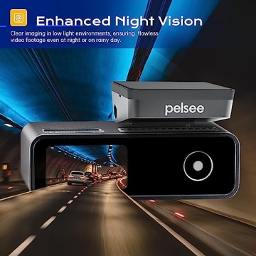 Pelsee Dash Cam with 4K Front and 2K Dual Recording