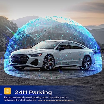 Pelsee Dash Cam with 4K Front and 2K Dual Recording