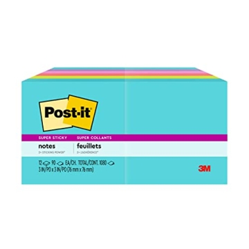Post-it Super Sticky Notes for Vibrant Organization