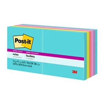 Post-it Super Sticky Notes for Vibrant Organization