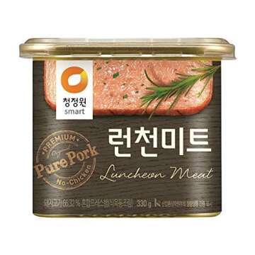 Chung Jung One O'Food Luncheon Meat (2 Pack), Premium Spam Pork Canned Meat, Ready-To-Eat, Pantry St...