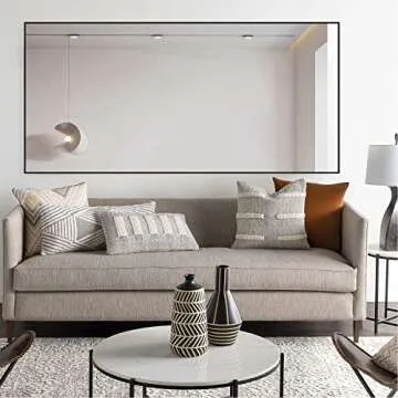 NeuType Full Length Mirror 180 x 70cm Large Full Body Mirror with Aluminium Metal Frame, Shatter Pro...