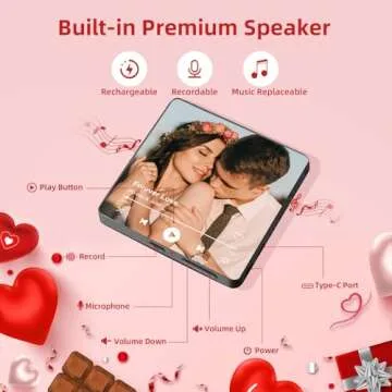 Custom Music Fridge Magnet for Unique Gifts for Him Her Couples